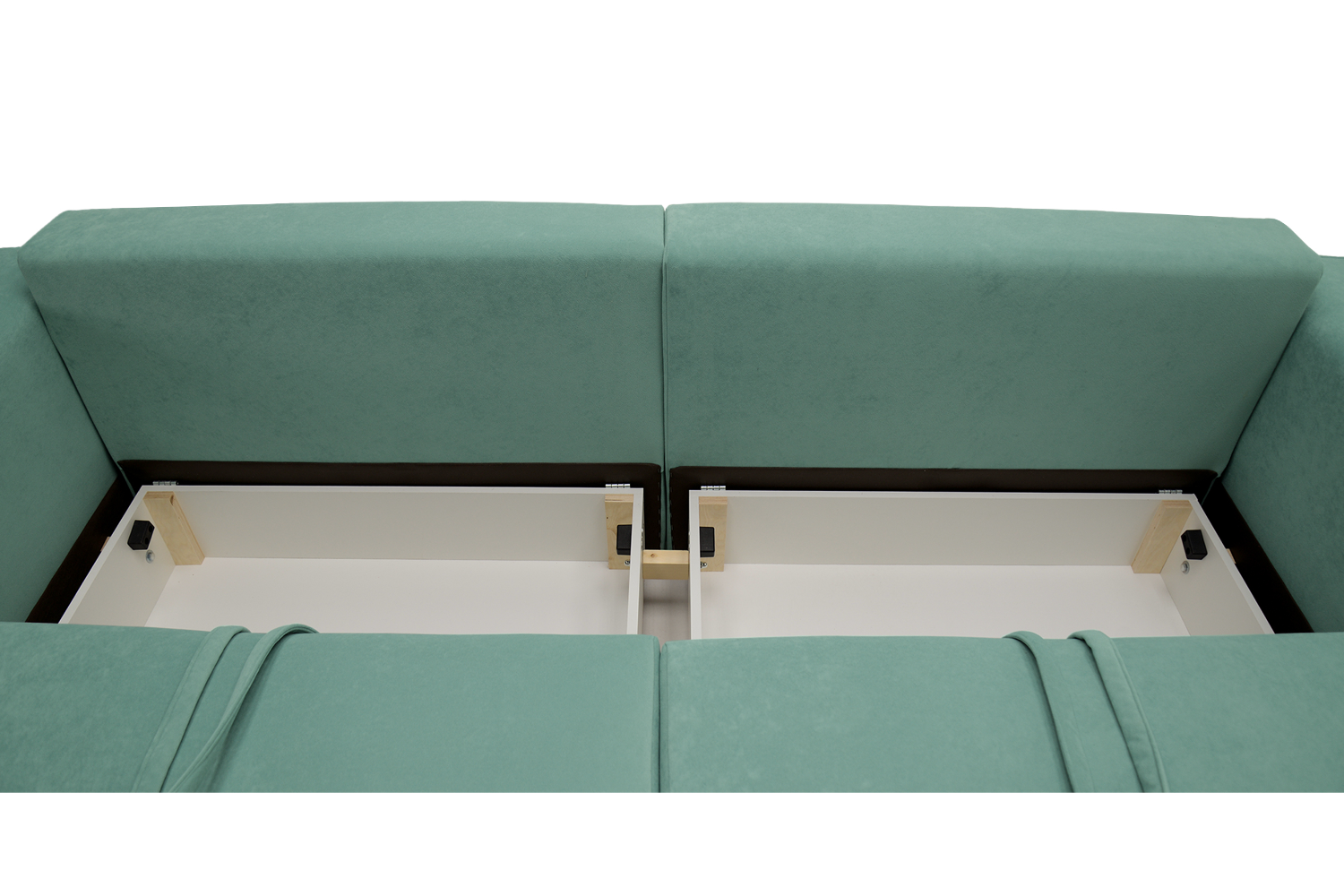 Прямые диваны - изображение №10 "Диван Шери еврокнижка / мята"  на www.Angstrem-mebel.ru